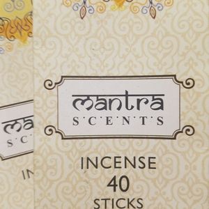 MANTRA Scents Incense Gift Set "Vanilla" 40 pcs